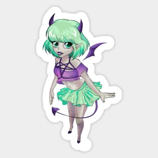 Gargoyle babe Sticker